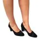 Catinca Shoes 163 NAP pantofi piele negru antilopa puncte
