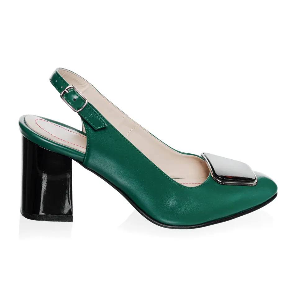 Catinca Shoes D35 VB sandale dama verde piele