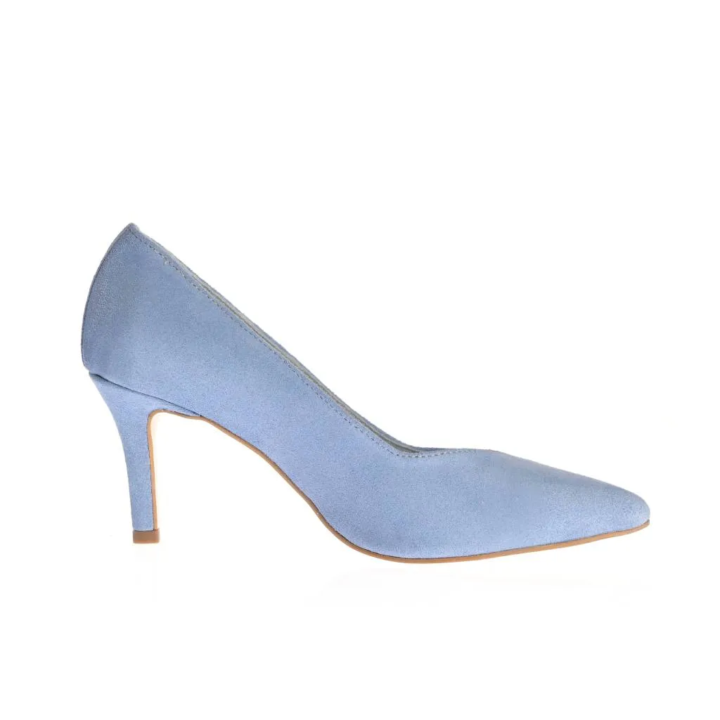 Ana Urbana Shoes Austin pantofi albaștri toc 6,5 cm