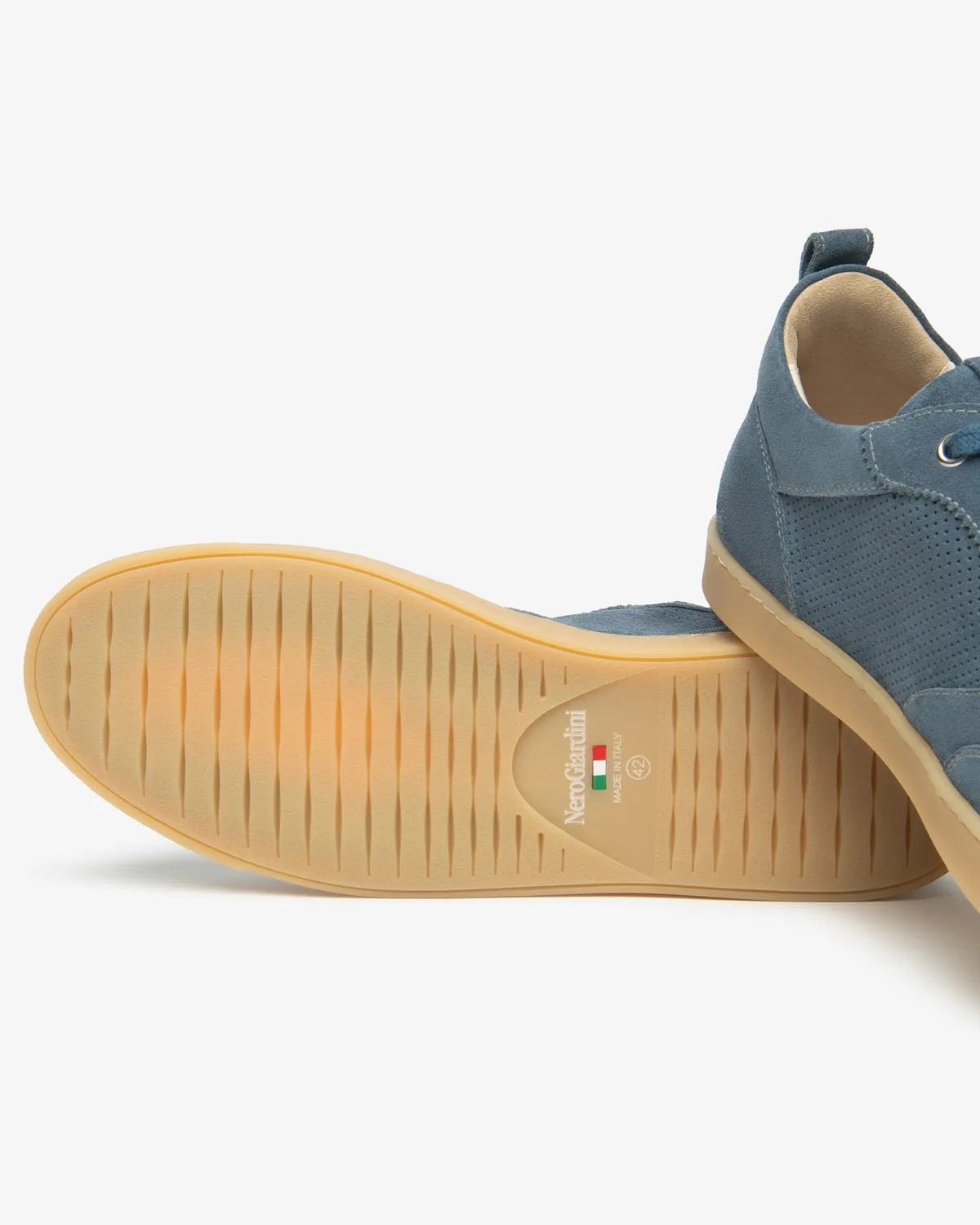 NeroGiardini pantofi sport barbati piele intoarsa vara