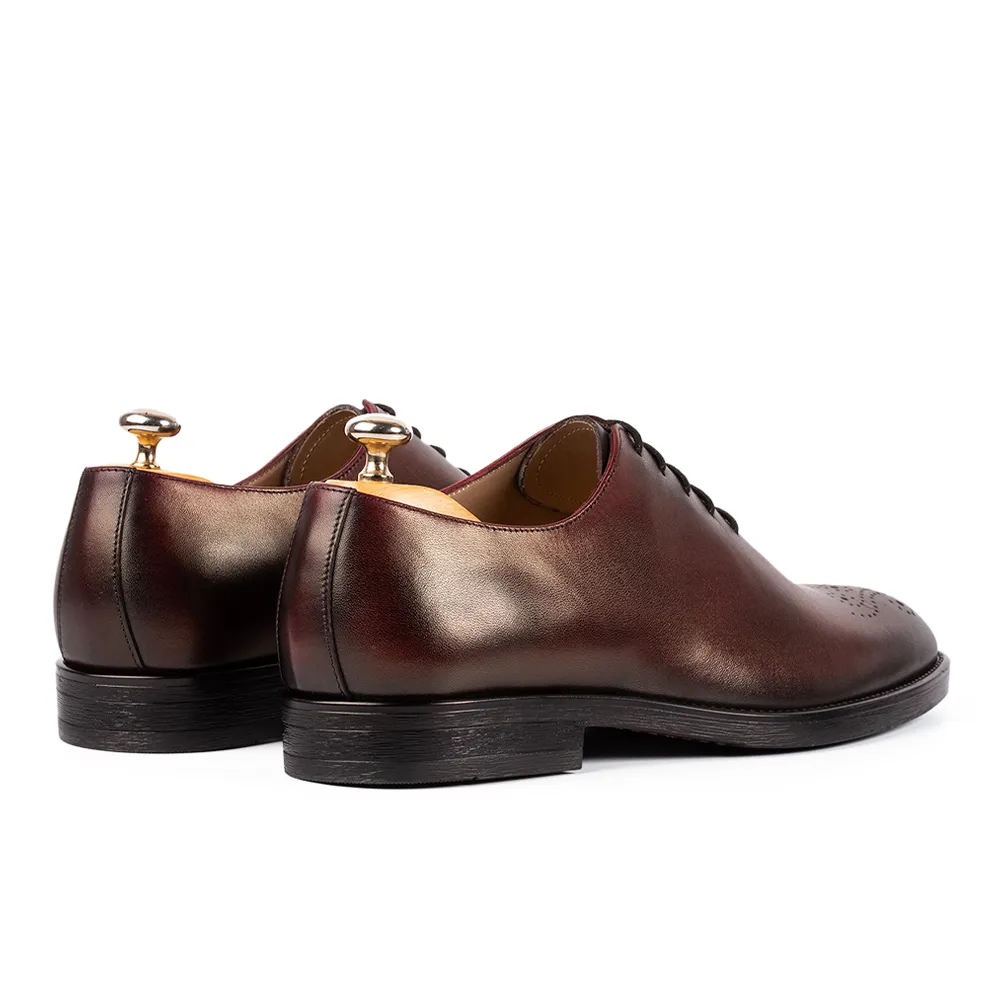 Lucas Shoes 900 pantofi eleganți bordeaux piele