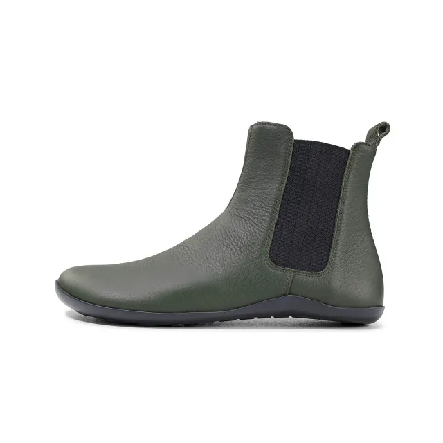 BÄR Elif pantofi barefoot piele negri chelsea