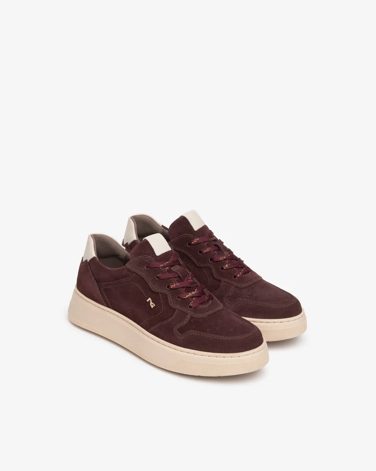 NeroGiardini Sneakers Dama Piele Intoarsa Platforma 40 mm