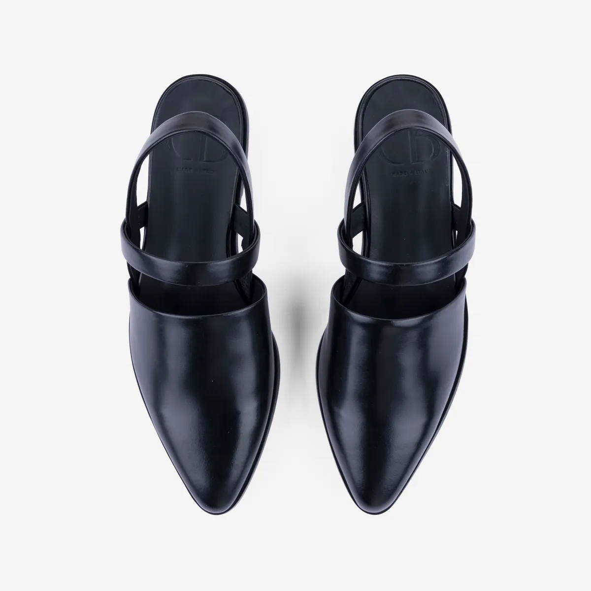 Cecilia Bringheli Vega pantofi slingback piele negru