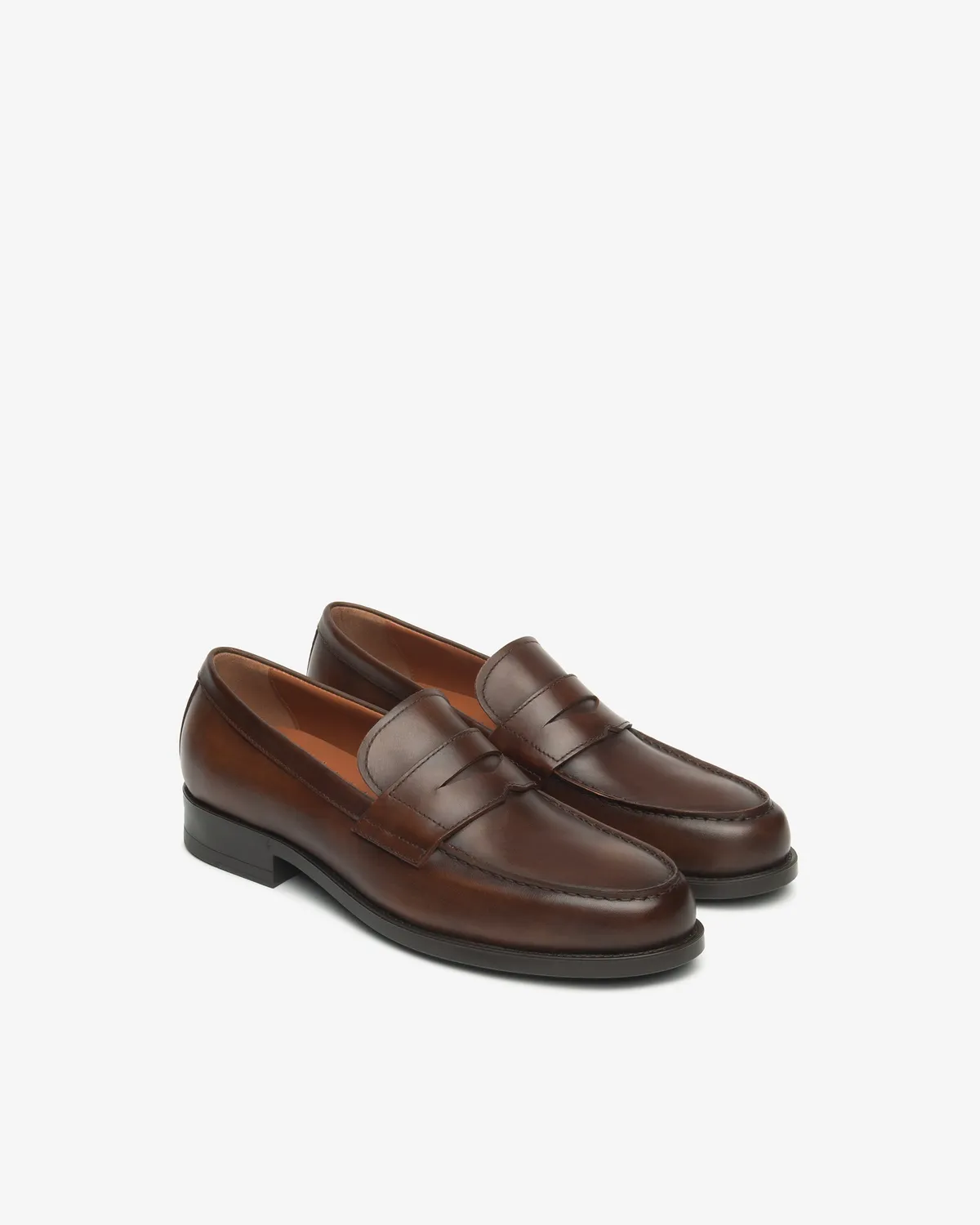 Mocasini NeroGiardini barbati piele penny office