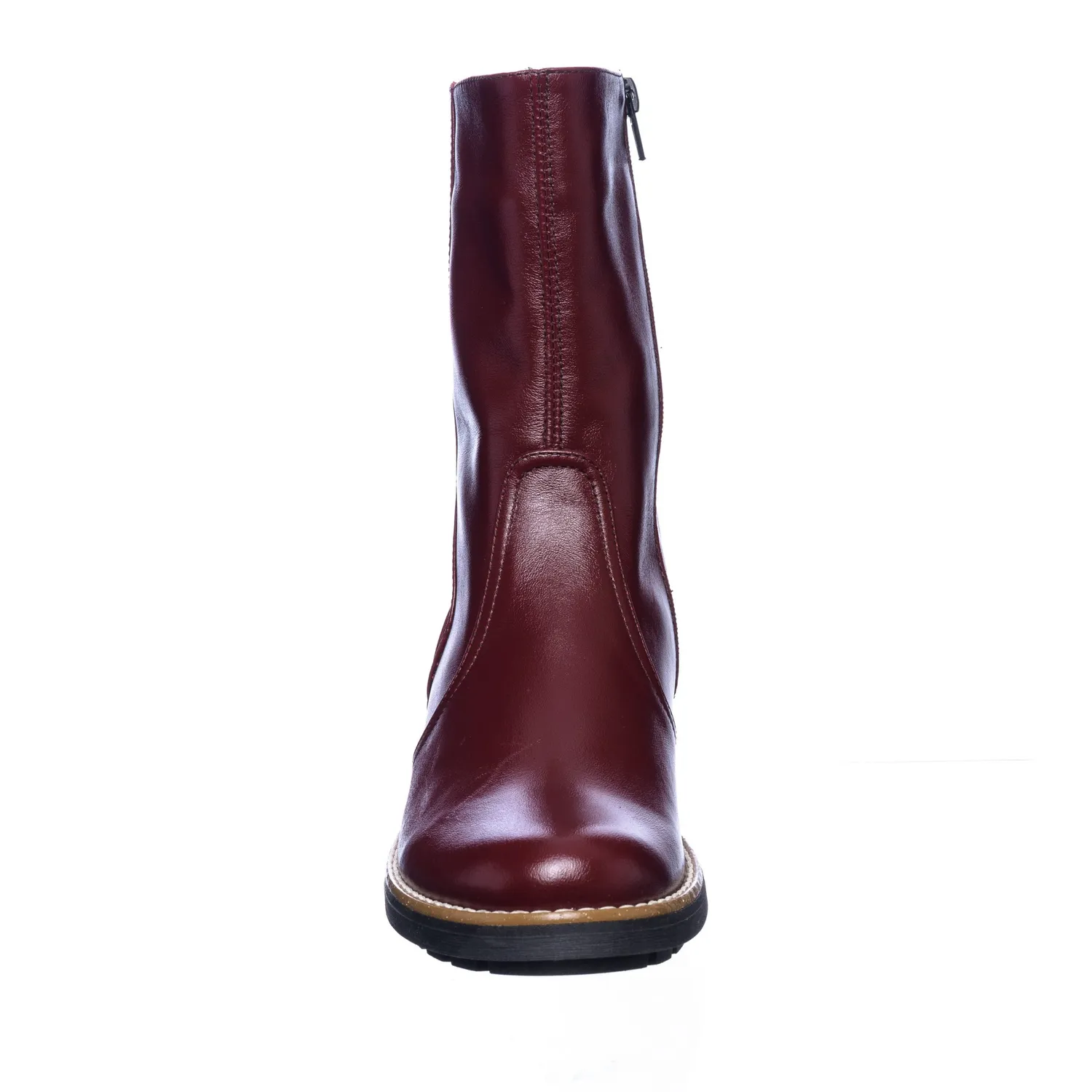 Catinca Shoes M36 BOB ghete damă bordo box piele