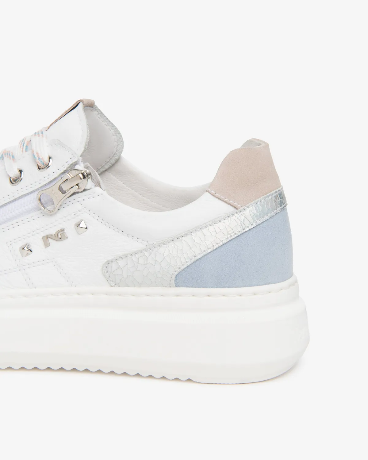 NeroGiardini Sneakers Dama Piele si Piele Intoarsa Confort