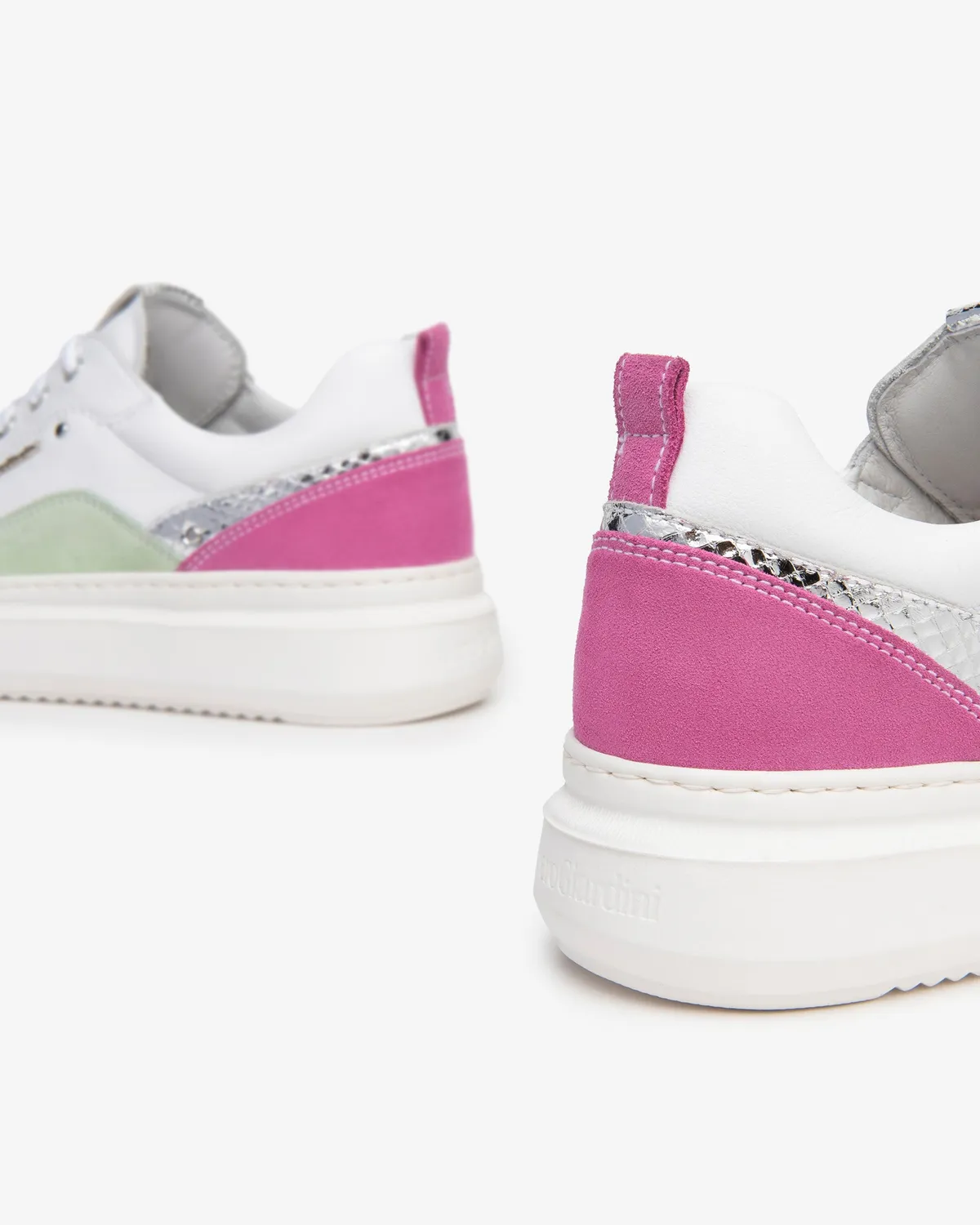 NeroGiardini Sneakers Dama Piele si Piele Intoarsa Confort