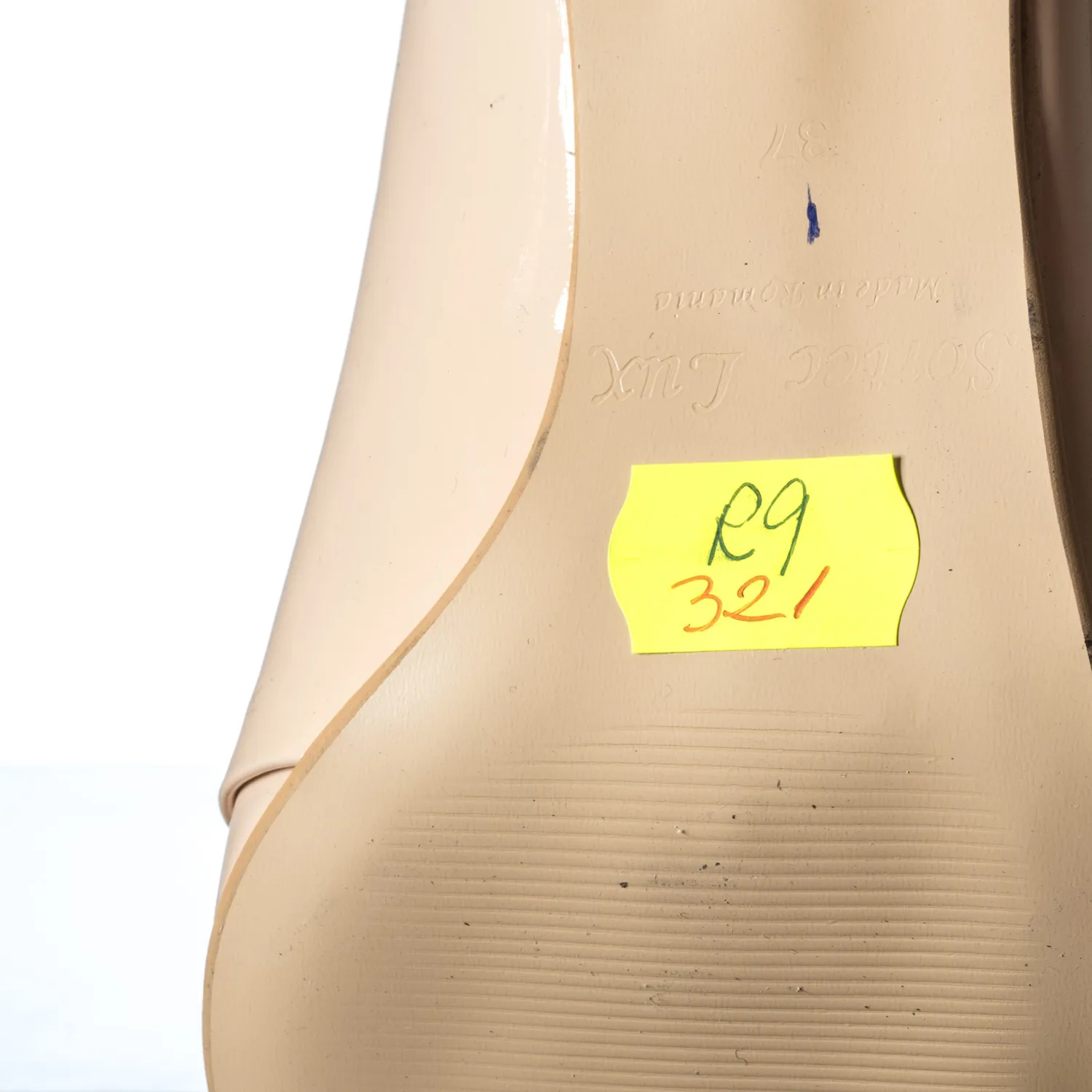 Catinca Shoes R9 LN sandale damă nude lac piele naturală