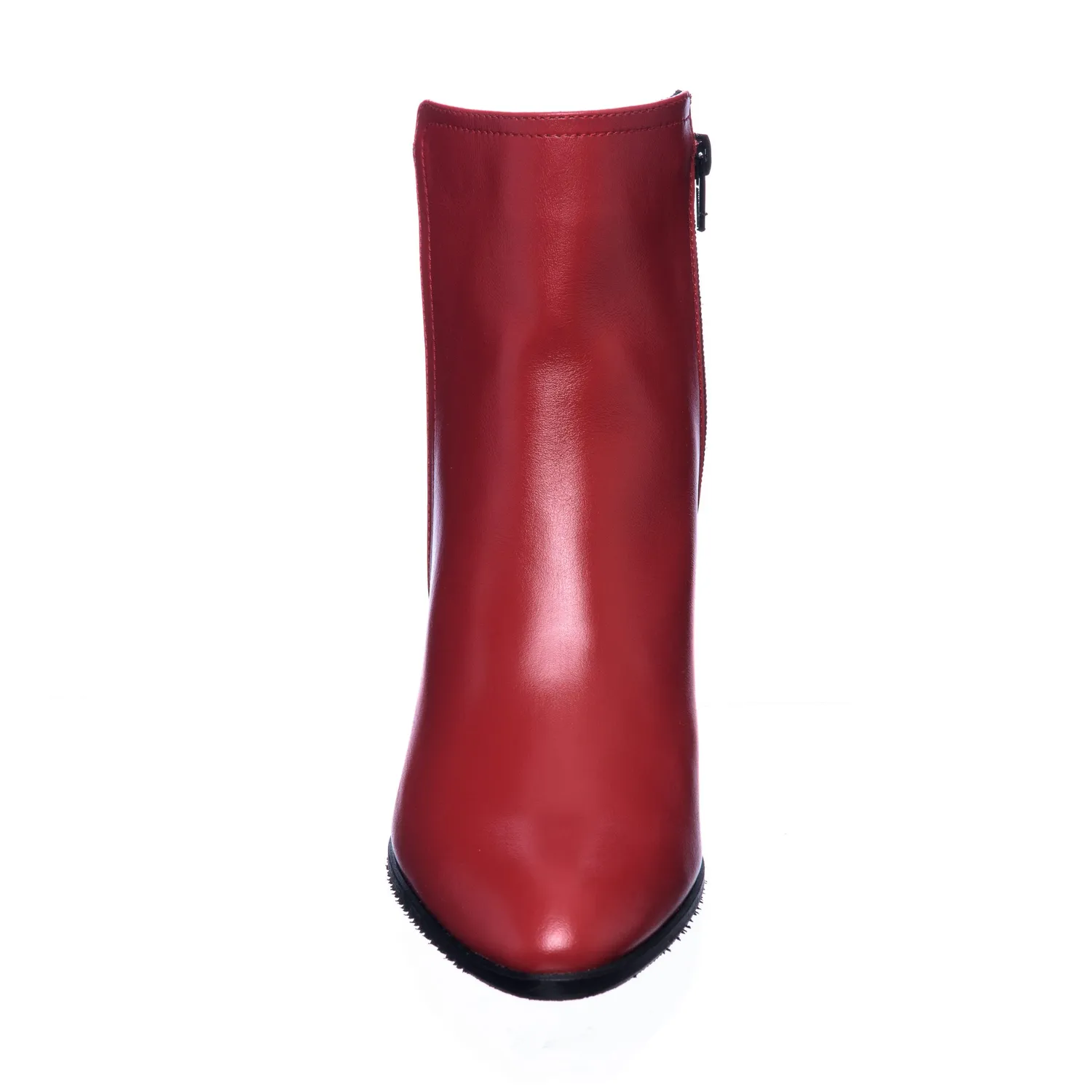 Catinca Shoes GX31 RBP ghete piele naturala rosu picatele