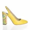 Catinca Shoes 269 GM sandale dama galben piele naturala