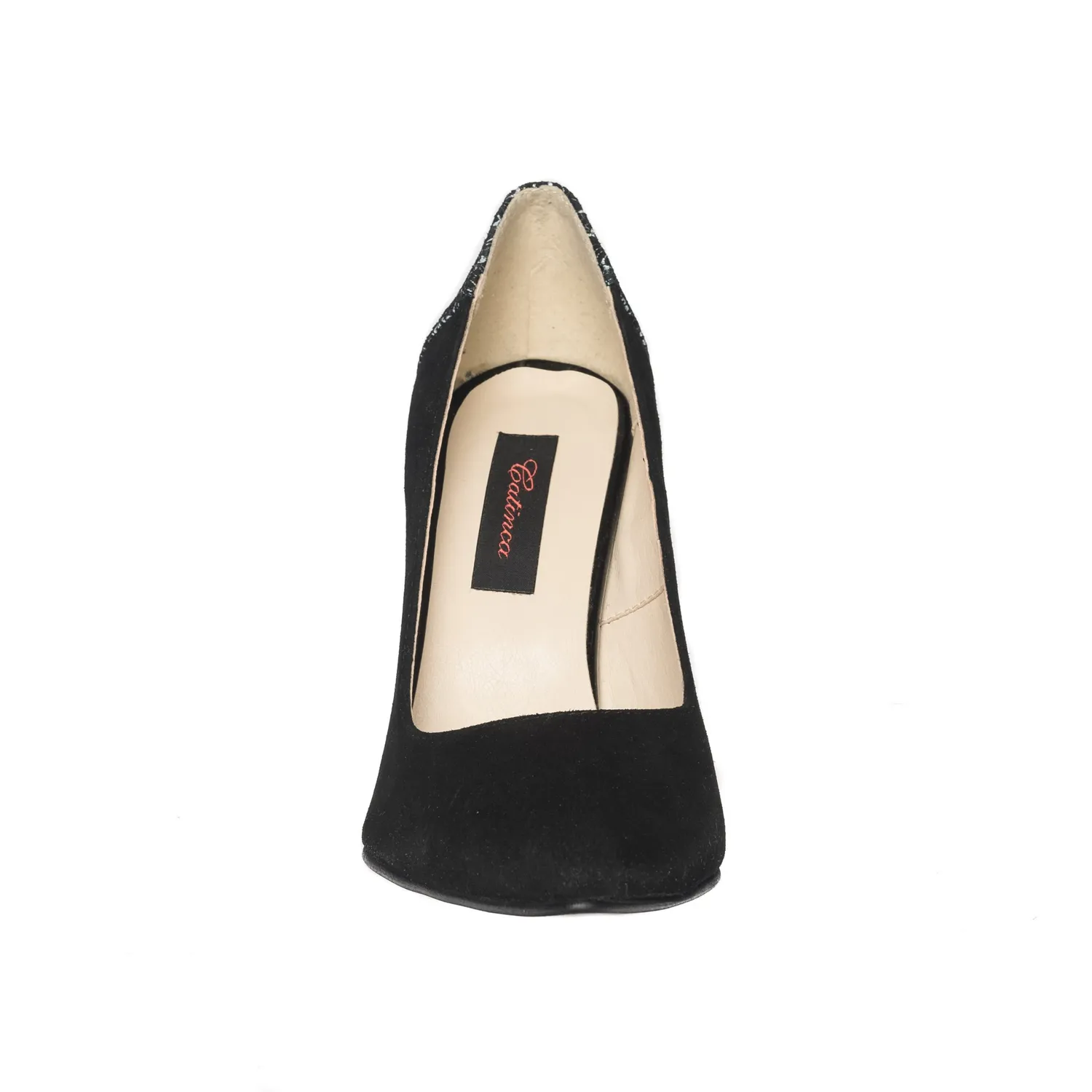 Catinca Shoes 2692 NAF pantofi piele negru flori