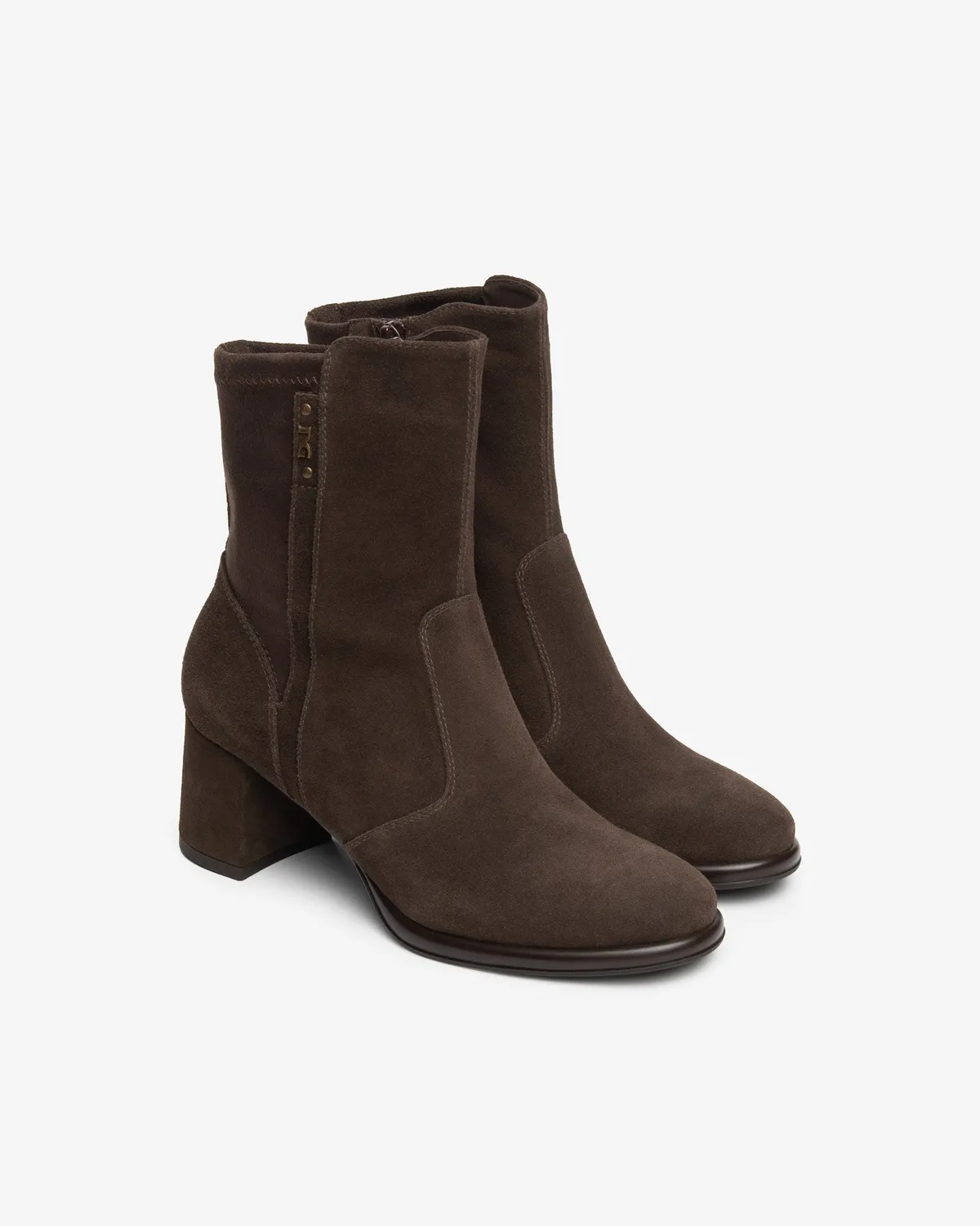 NeroGiardini botine dama piele toc bloc 6 cm