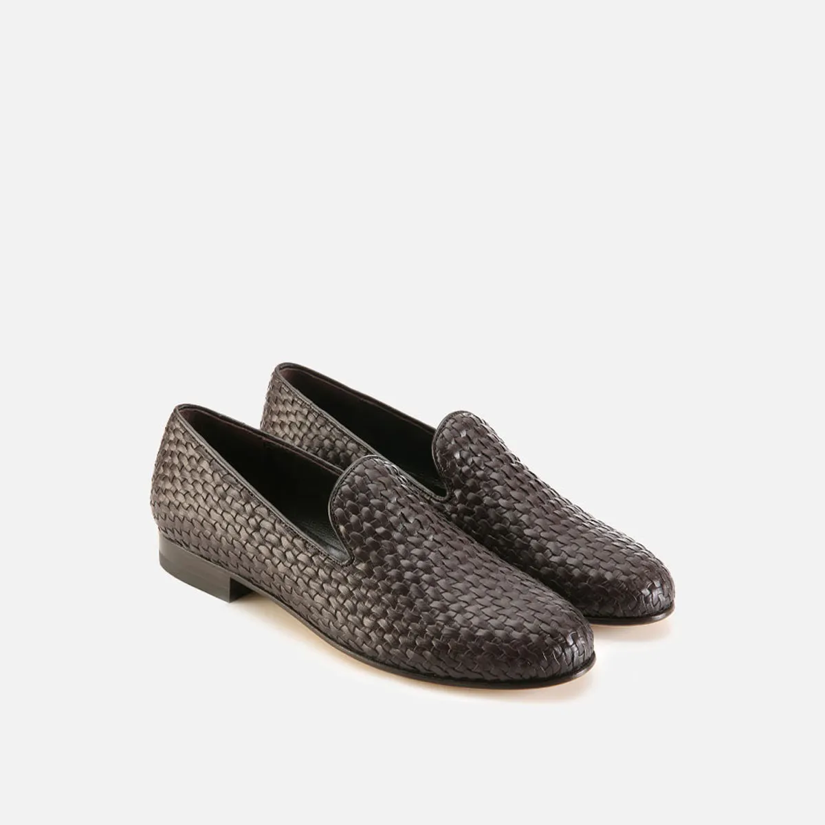Cecilia Bringheli Positano pantofi eco piele impletita