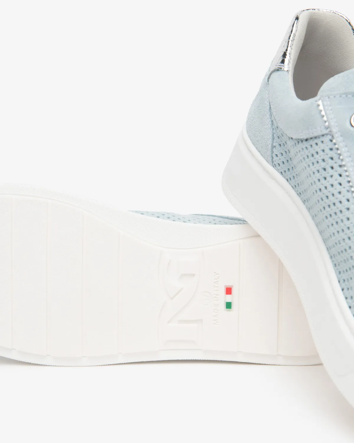 Sneakers NeroGiardini dama piele intoarsa cu tesatura tehnica
