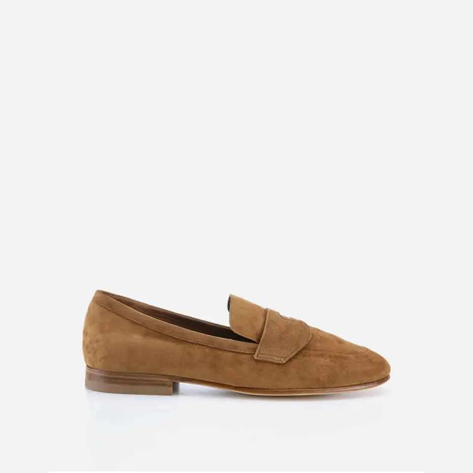 Cecilia Bringheli Fornillo pantofi slip-on bej piele