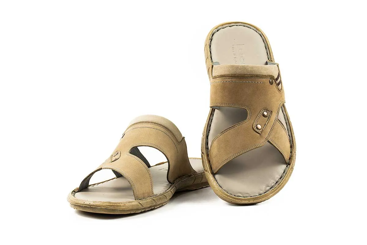 Lucas Shoes 300 sandale bej piele talpa joasa