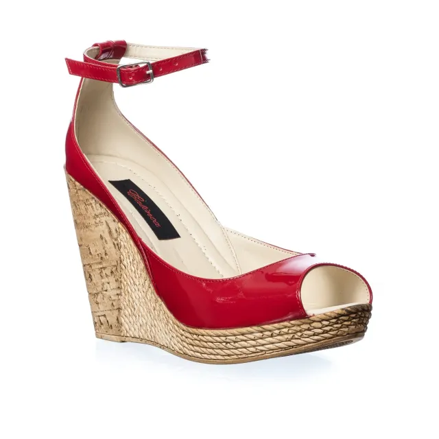 Catinca Shoes G20 RL sandale dama rosu lac piele