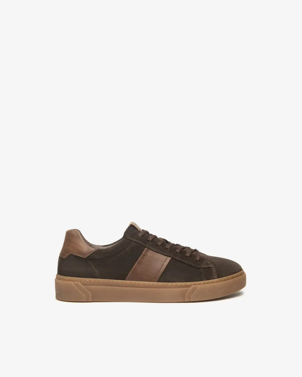 NeroGiardini sneakers barbati piele si intoarsa
