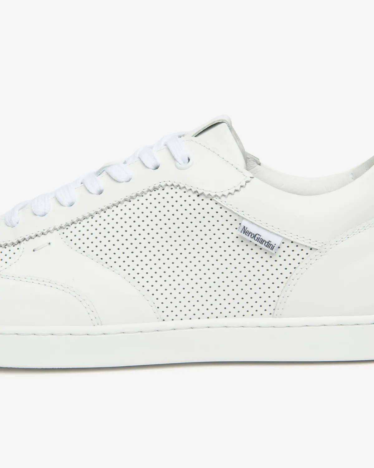 Sneakers barbati piele NeroGiardini cu canvas vara