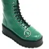 Catinca Shoes BC34 VB bocanci damă piele naturală verzi