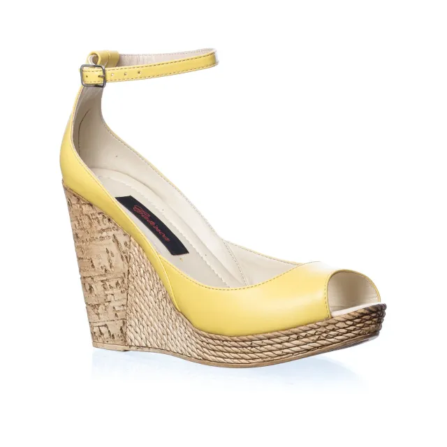 Catinca Shoes G20 G sandale damă piele naturală galbene