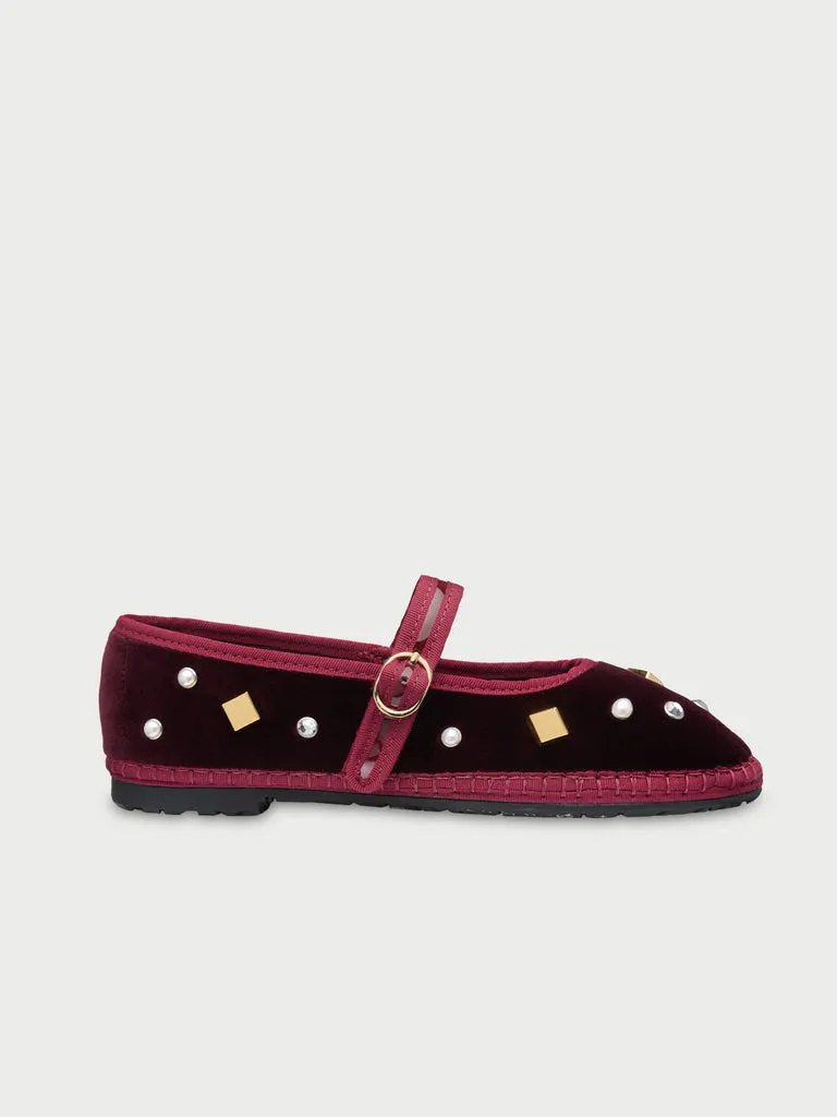Flagelus Pierre Tack balerini bordo catifea