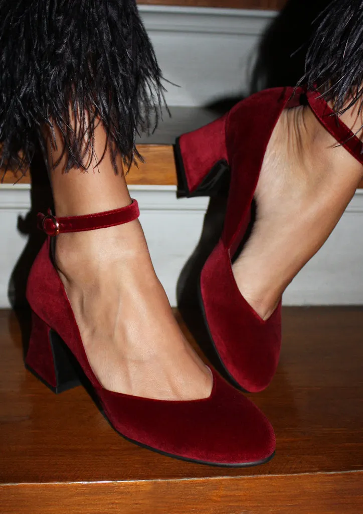 Flagelus DOrsey Pumps Red pantofi toc roșii