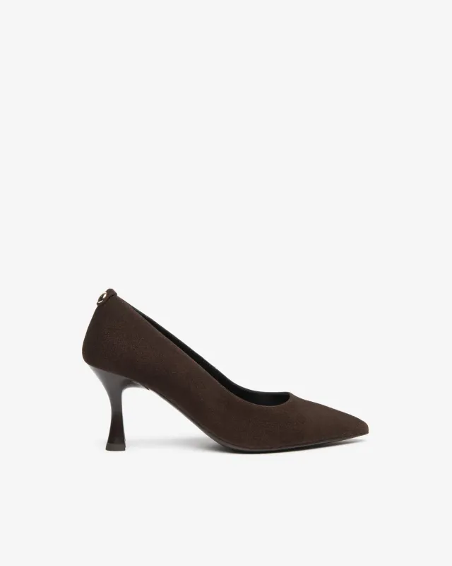 NeroGiardini pantofi dama piele intoarsa toc