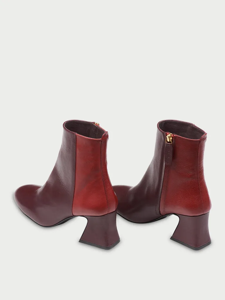 Flagelus The D’Orsey Booty Double Burgundy botine piele