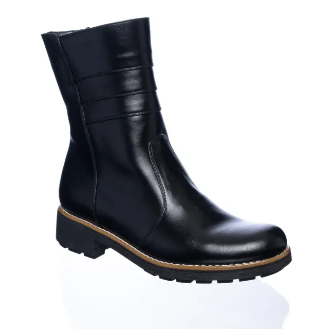 Catinca Shoes M10 NB ghete dama negre piele box