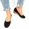Catinca Shoes T2 N pantofi dama piele negru perforat