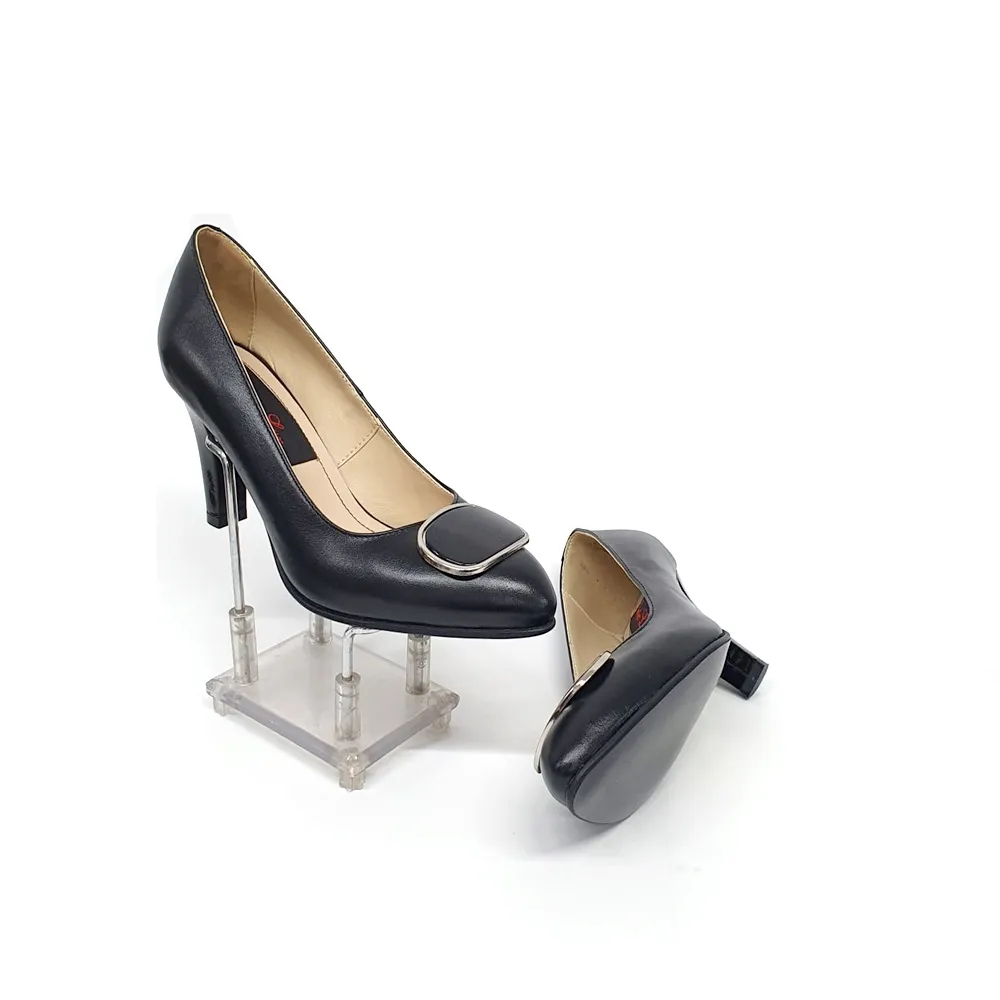 Catinca Shoes A26 NB pantofi dama negru piele box