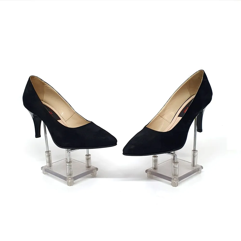 Catinca Shoes A17 NA pantofi dama piele antilopa negru