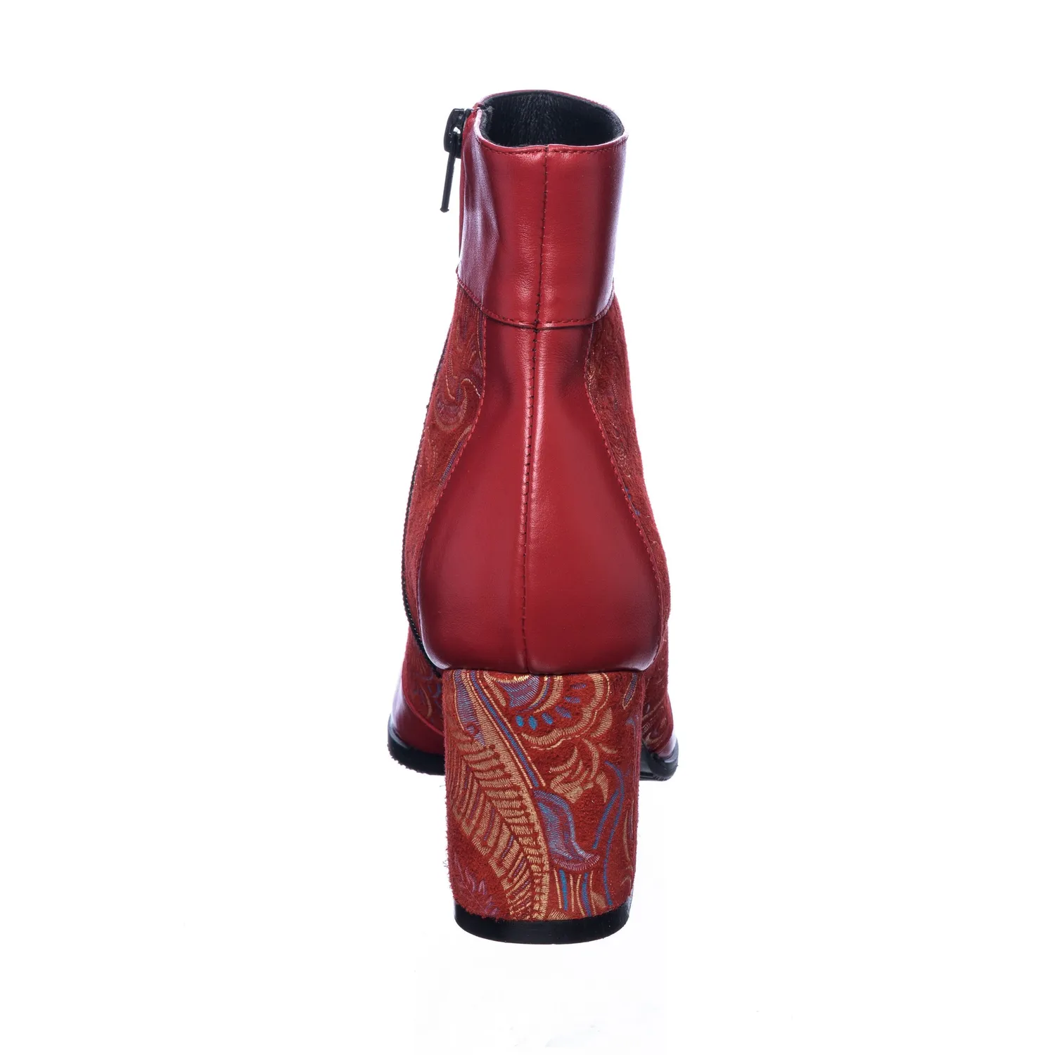 Catinca Shoes GX32 RSR ghete dama rosu piele naturala