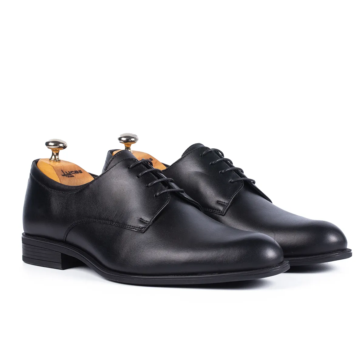 Lucas Shoes Elegant 746 pantofi barbati negri piele
