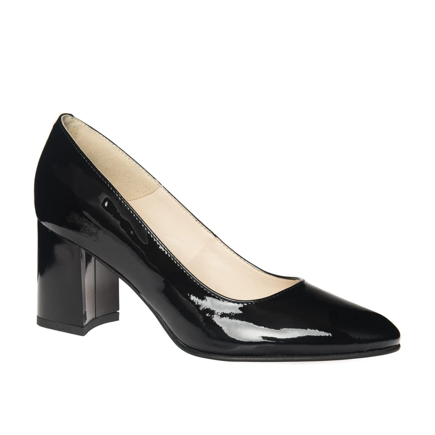 Catinca Shoes R7 NL pantofi dama piele negru lac