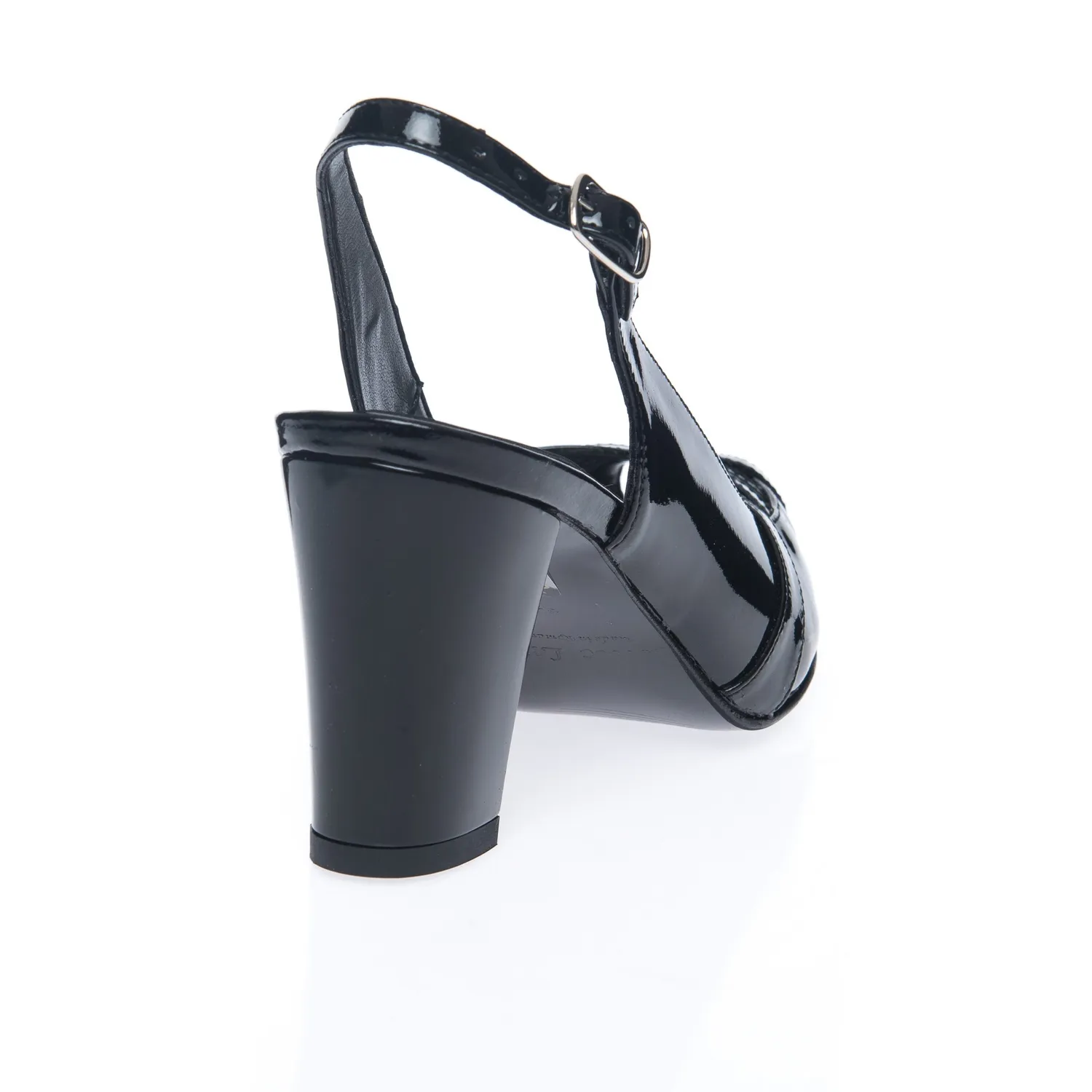 Catinca Shoes 024 NL sandale dama piele negru lac