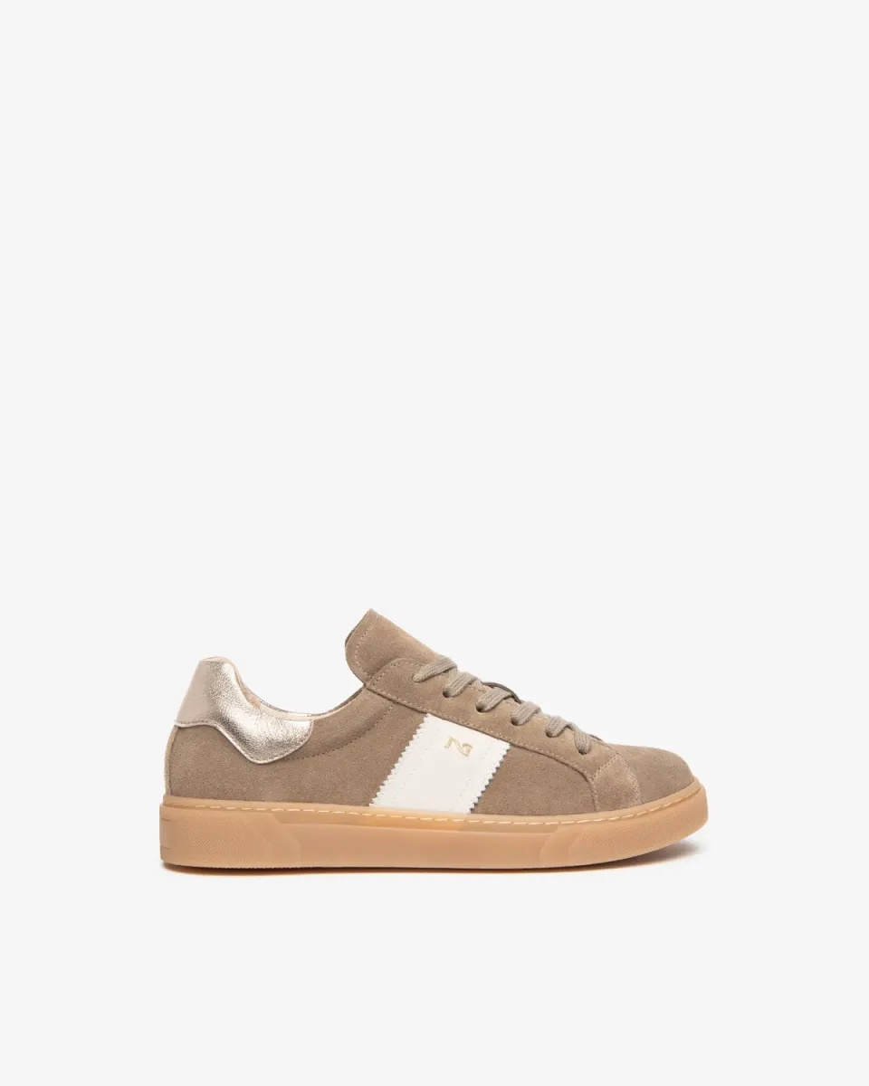 NeroGiardini sneakers piele dama cu piele intoarsa toamna