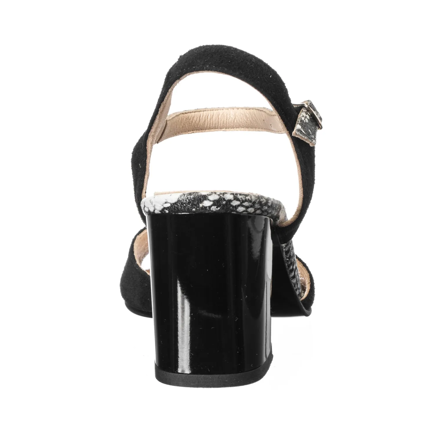 Catinca Shoes S15 NAS sandale dama piele negru sarpe