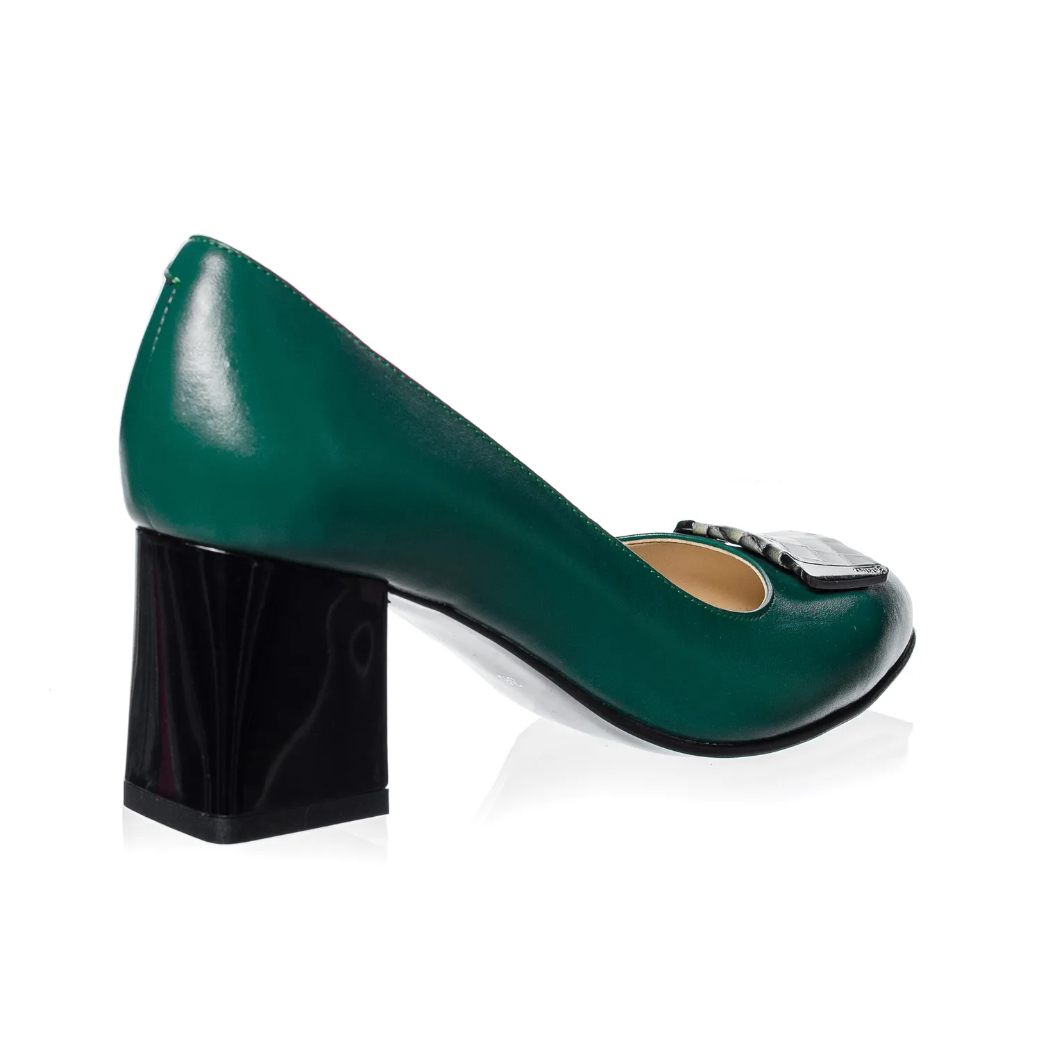Catinca Shoes Verde Box A38 VB pantofi dama verzi piele