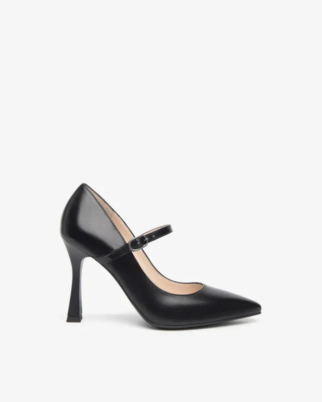 NeroGiardini pantofi dama piele Mary Jane 95mm