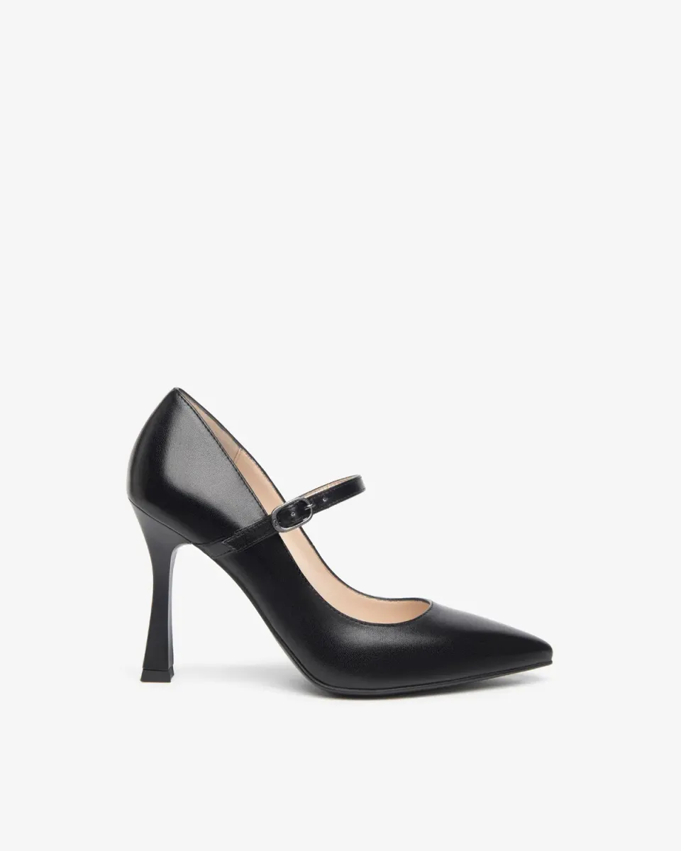 NeroGiardini pantofi dama piele Mary Jane 95mm