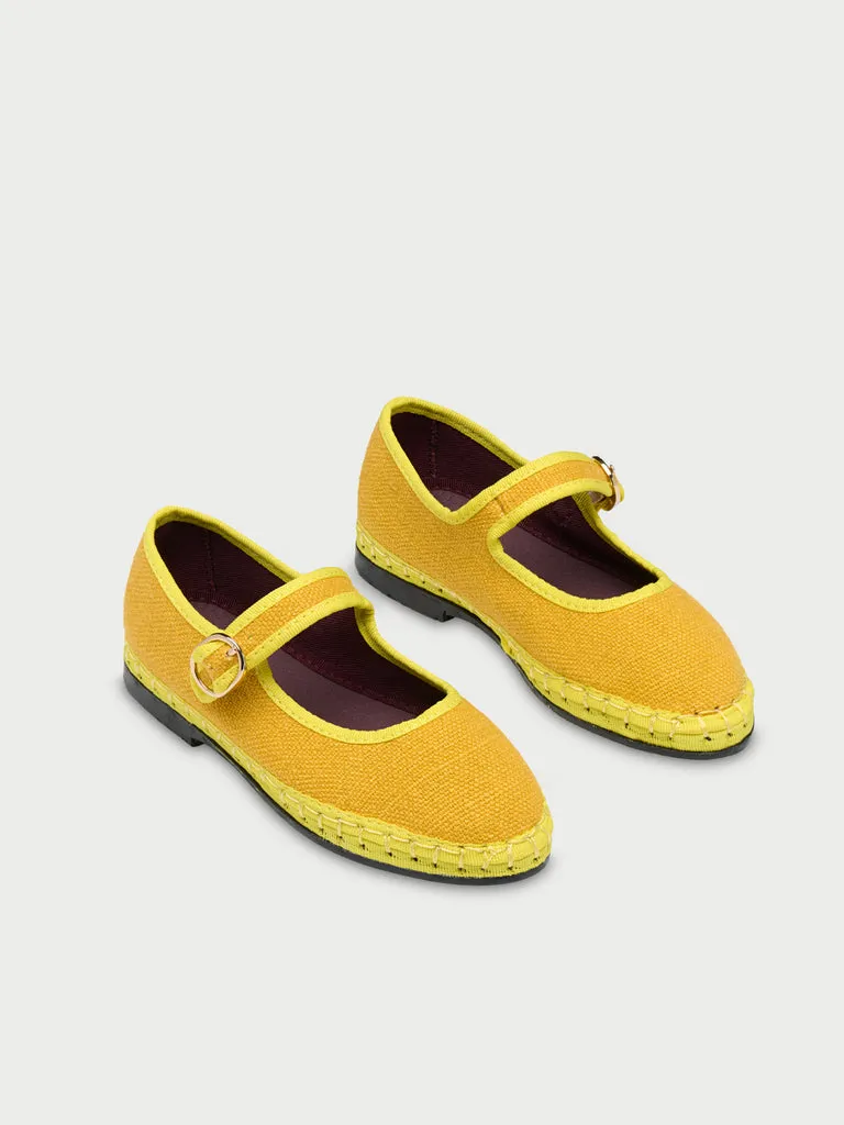 Flagelus Ebenezer Kids pantofi fetite mustar in