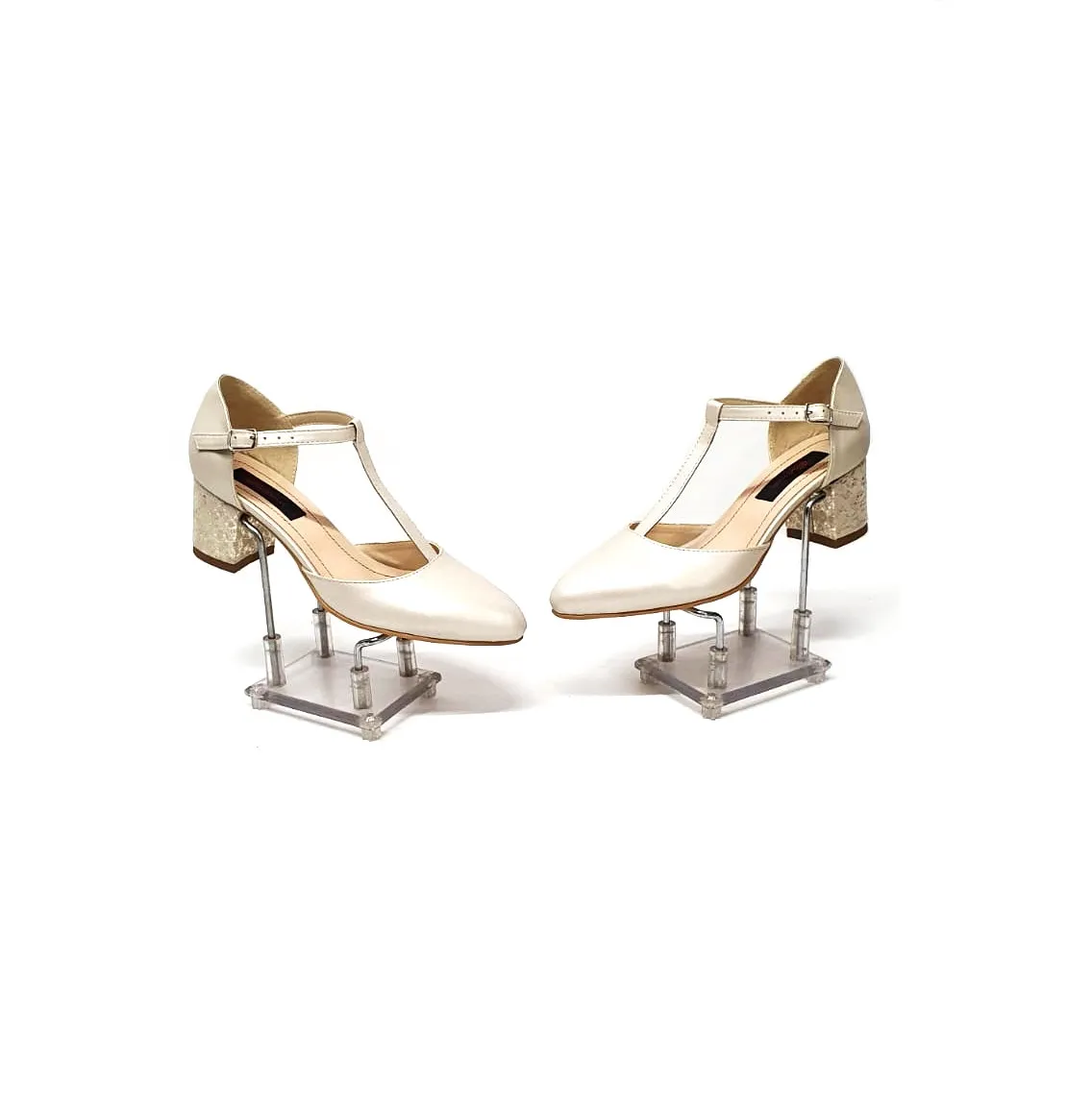 Catinca Shoes D13 BSFA sandale dama piele bej sidef
