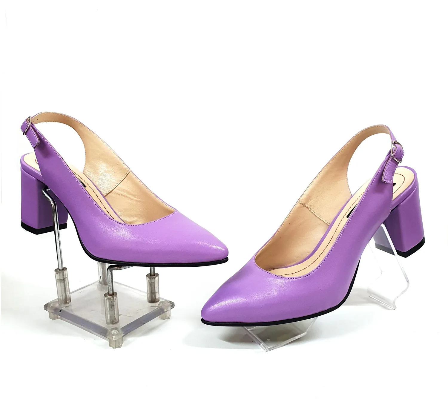 Catinca Shoes A91 L sandale dama piele naturala lila