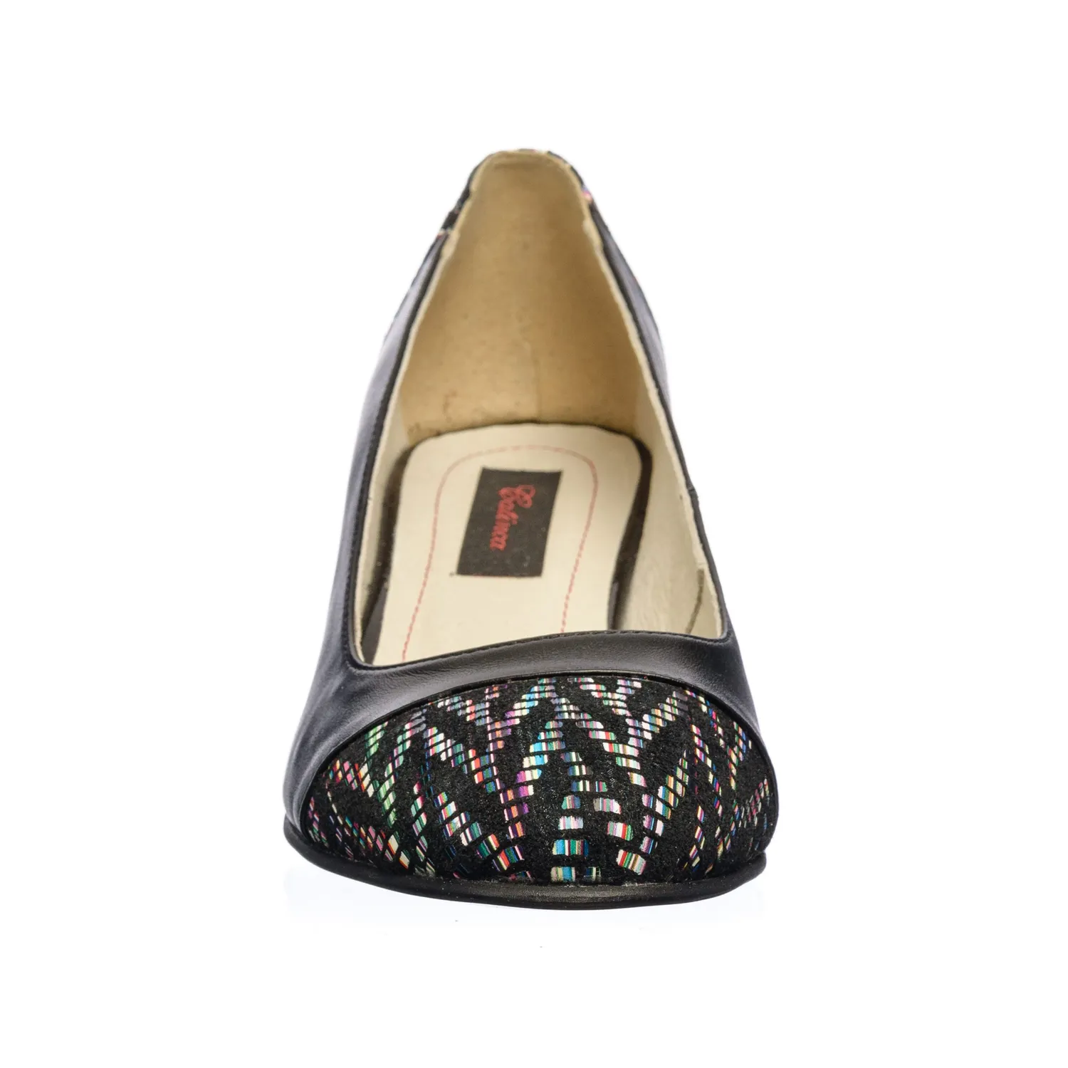 Catinca Shoes A8 NM pantofi piele negru mozaic