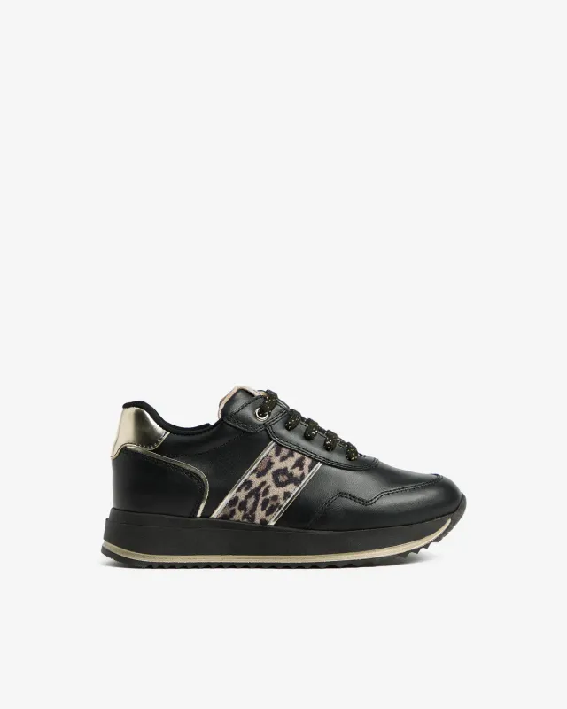 NeroGiardini sneakers piele fete material tehnic