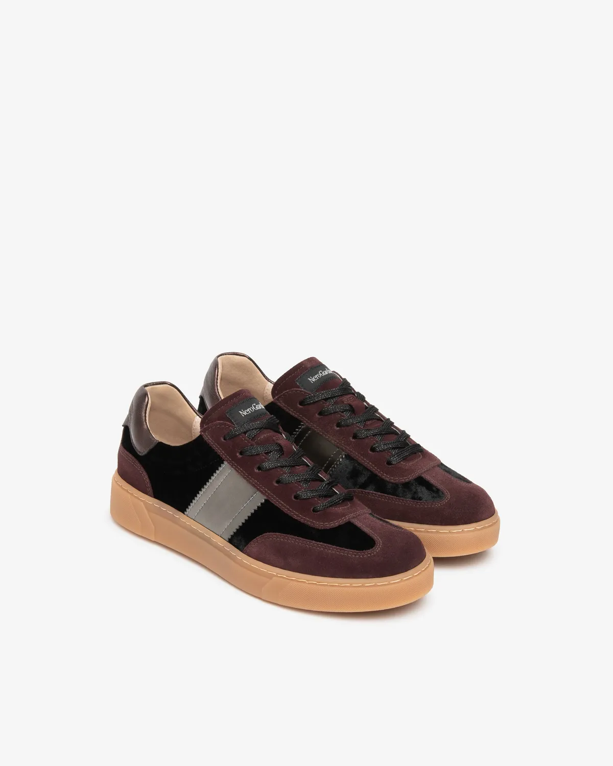 NeroGiardini sneakers dama piele intoarsa catifea