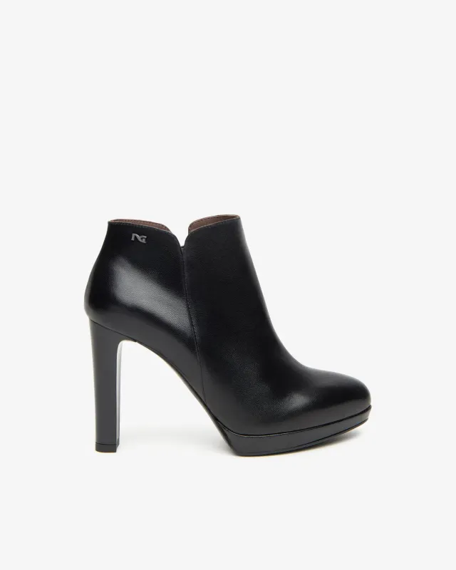 NeroGiardini Premium botine dama piele toc 100 mm